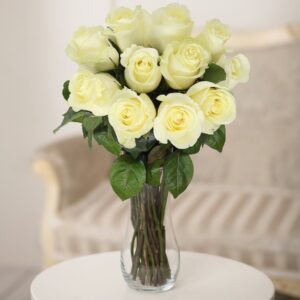 11 premium white roses — flower delivery in Atlanta, GA