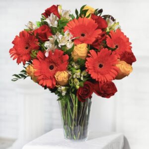 Celebration Day: Roses, Alstroemerias and Gerberas — flower delivery in Atlanta, GA