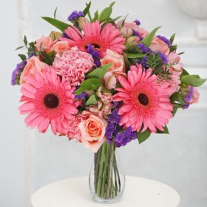 Flamingo: Roses, Carnations and Gerberas — flower delivery in Atlanta, GA